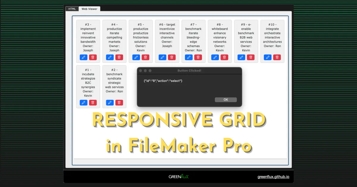 Building a Mobile Responsive Grid Layout in FileMaker Pro