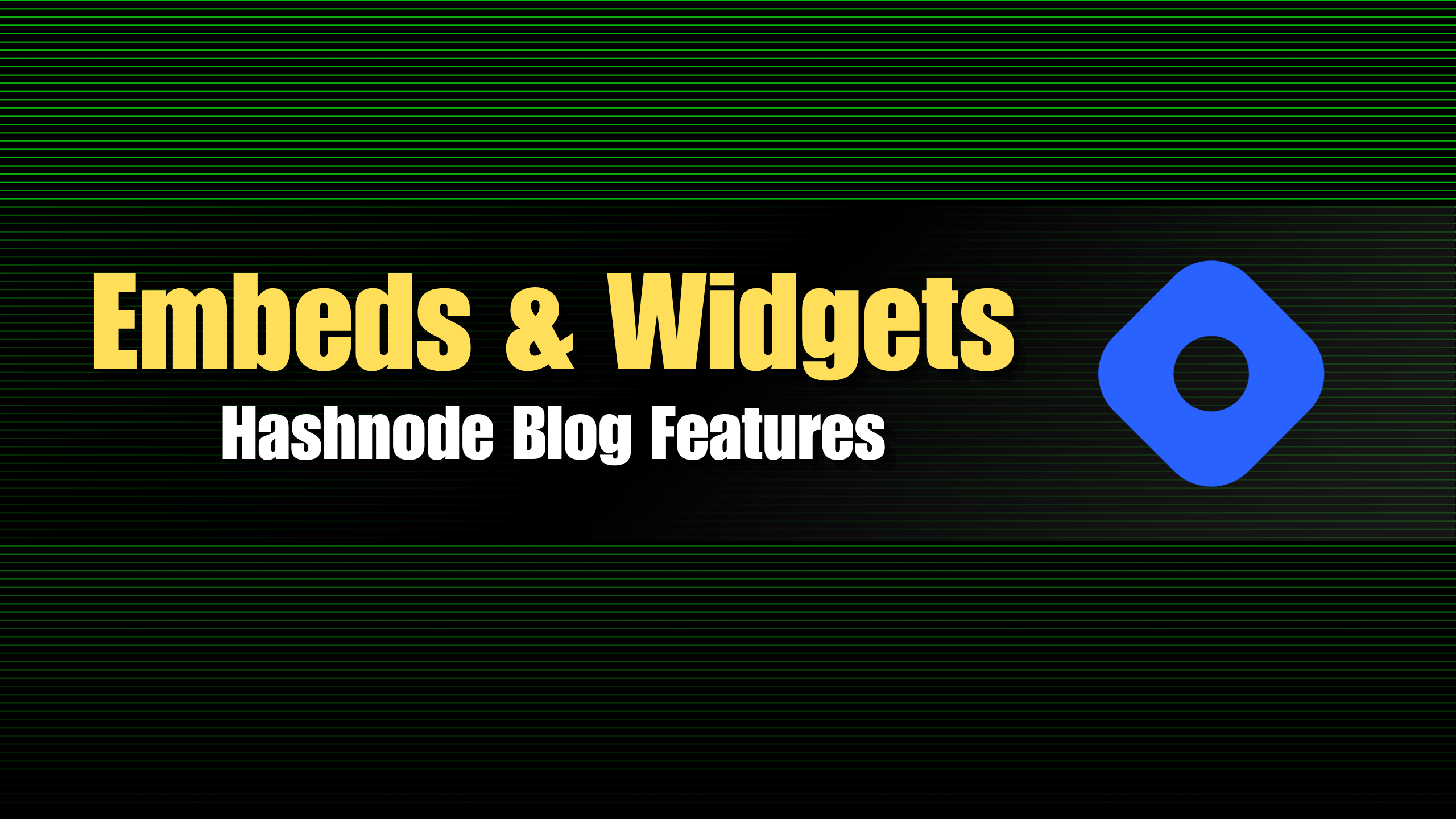 Deep Dive Into Hashnode Embeds and Widgets
