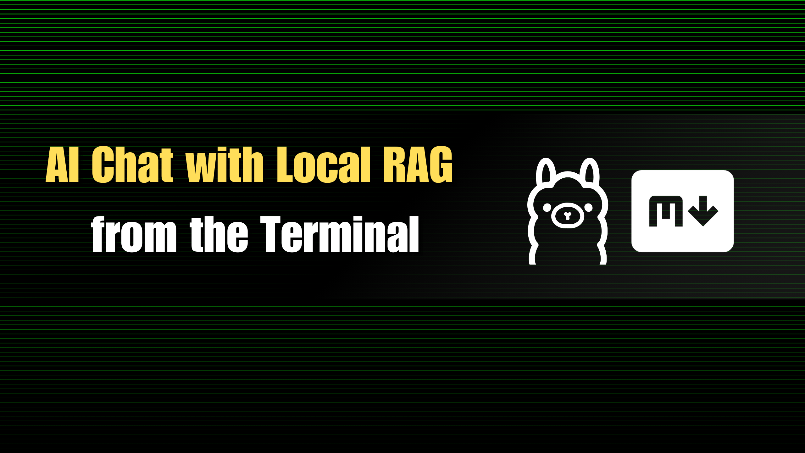 Offline AI Chat with Local RAG from the Terminal