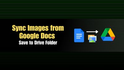 Export & Sync All Images from a Google Doc to Drive Folder using Apps Script