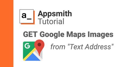 GET Google Maps Images from Address Text